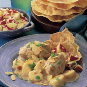 Chicken and banana korma
