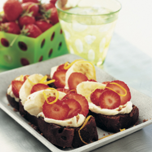 Fruit bread slices