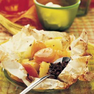 Hot fruity parcels