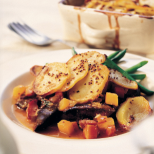 Liver and bacon hotpot