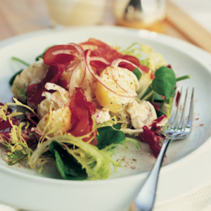 Potato salad with horseradish dressing