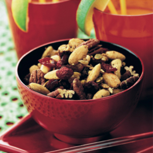 Spiced fruit, nuts and seeds