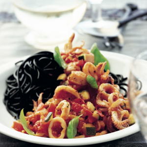 Stir-fried squid with spaghetti | Reader's Digest New Zealand