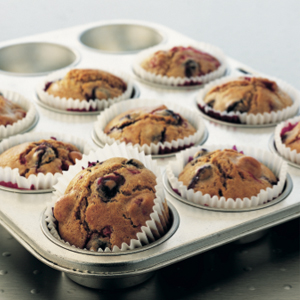 Summer berry muffins