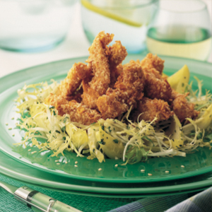 Warm sesame chicken salad