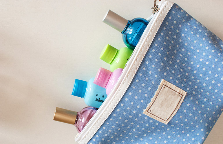 Streamline your toiletries bag