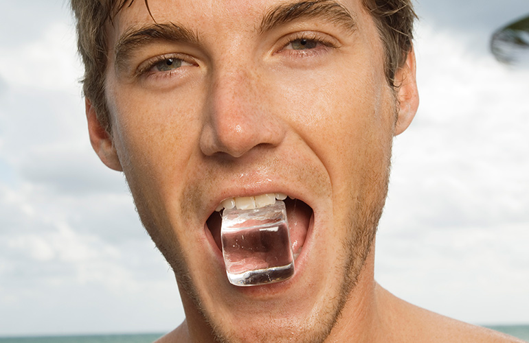 You have a major hankering for ice