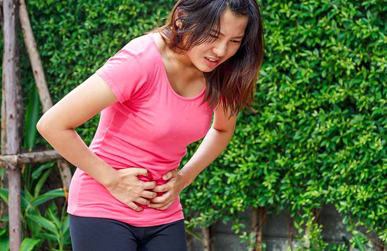 You’ve got this burning stomach pain