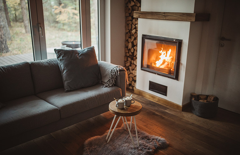 Use ammonia to clean fireplace doors