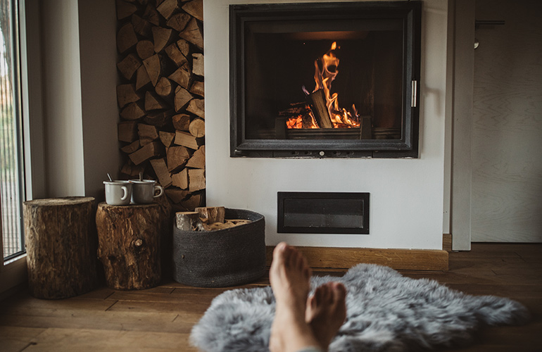 You crank up the heat in your home