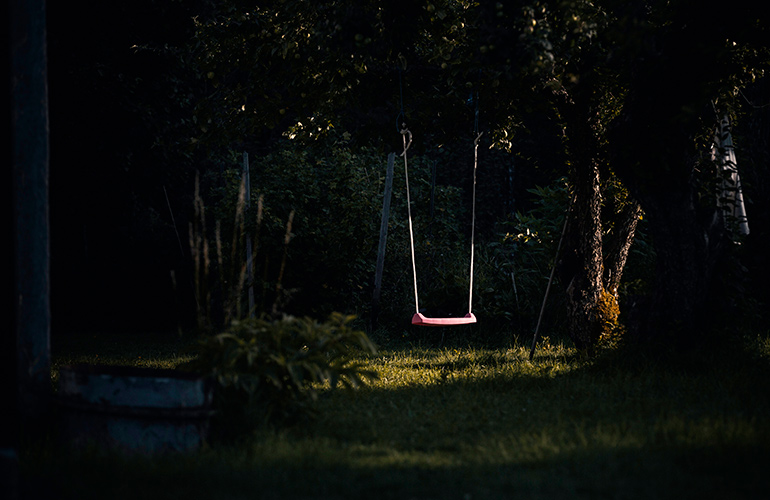 The squeaky swingset