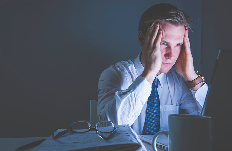 You don’t manage your stress well