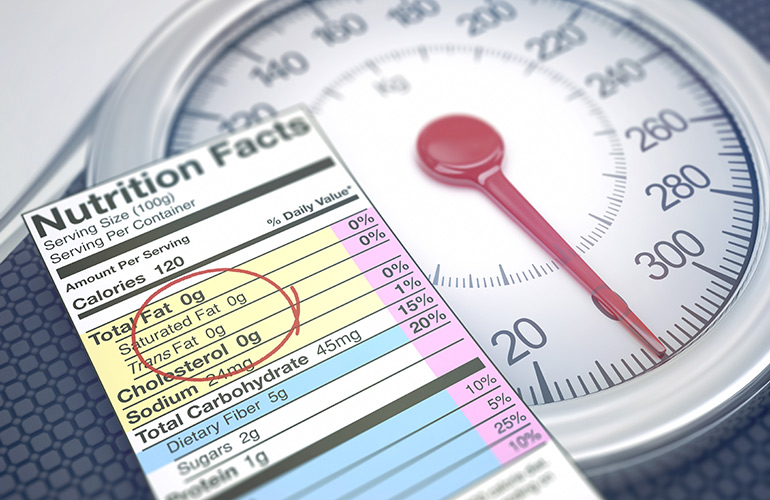 Believing low-carb food labels