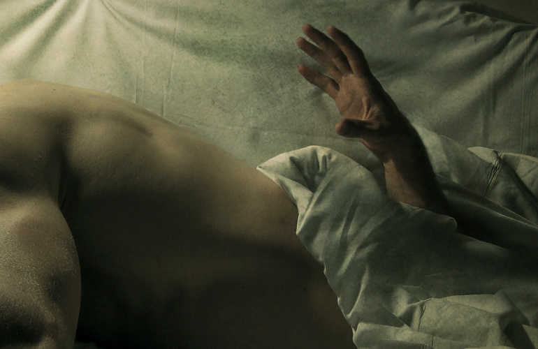 “I felt someone put their hand on my back”