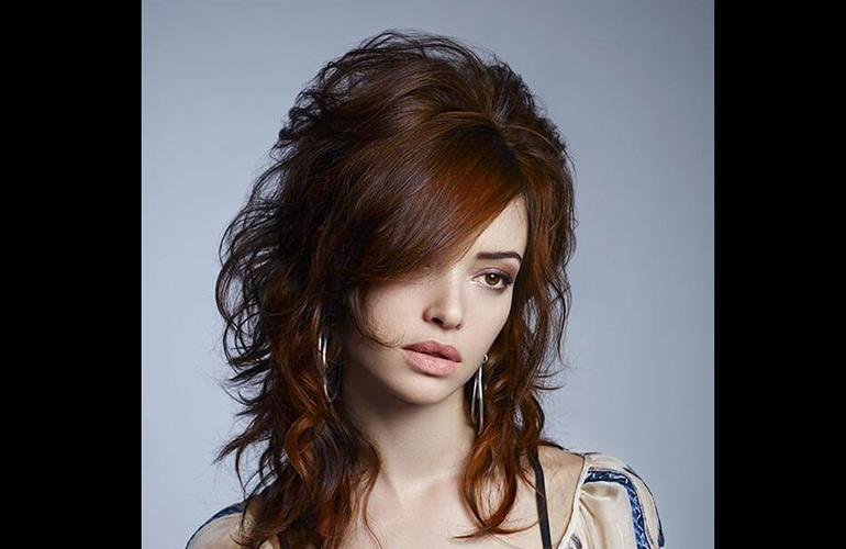 Layered bouffant