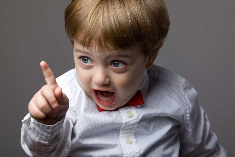 Your kid bosses you around