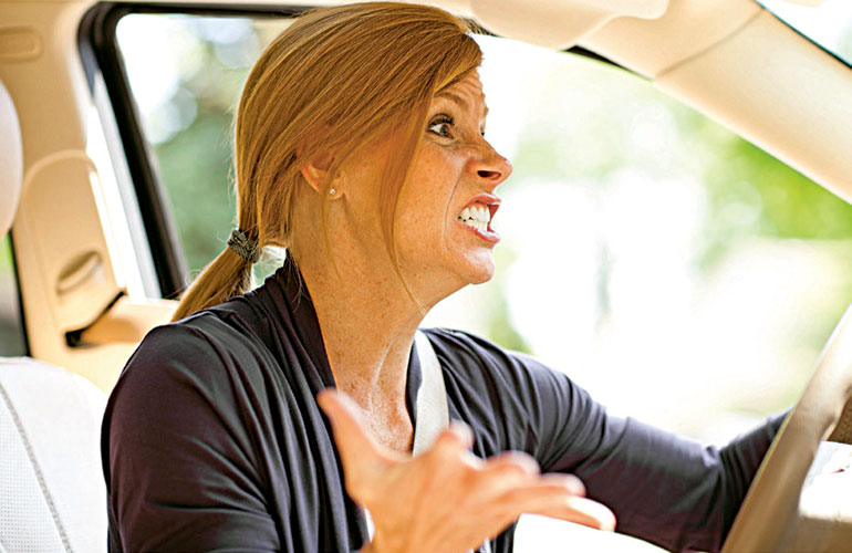 Don’t drive aggressively