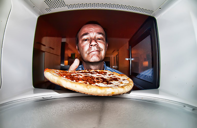 4. The microwave