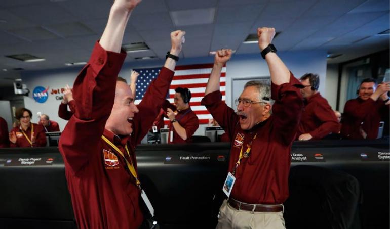3. NASA landed the InSight on Mars