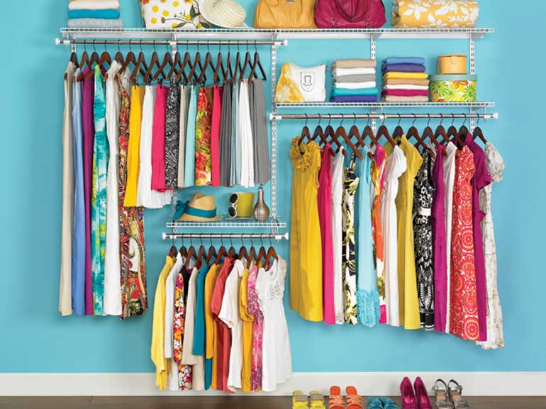 Jamming more clothes in your closet