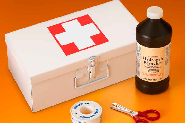They use hydrogen peroxide
