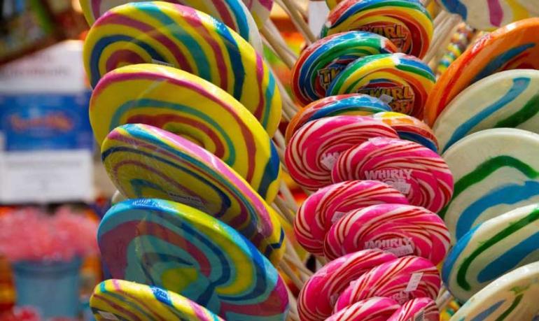 Leave sticky sweets at home