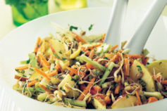 Asian apple and sprout salad