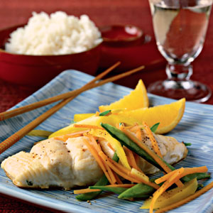 Asian steamed fish