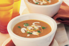 Carrot soup with orange