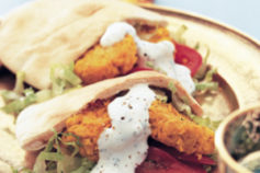 Falafel pitas