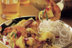 Prawn and pineapple curry