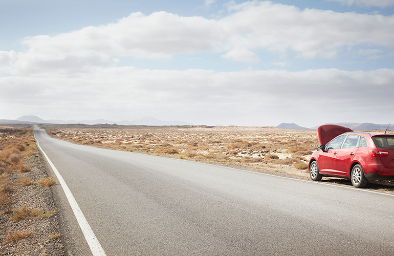 Your car is broken down