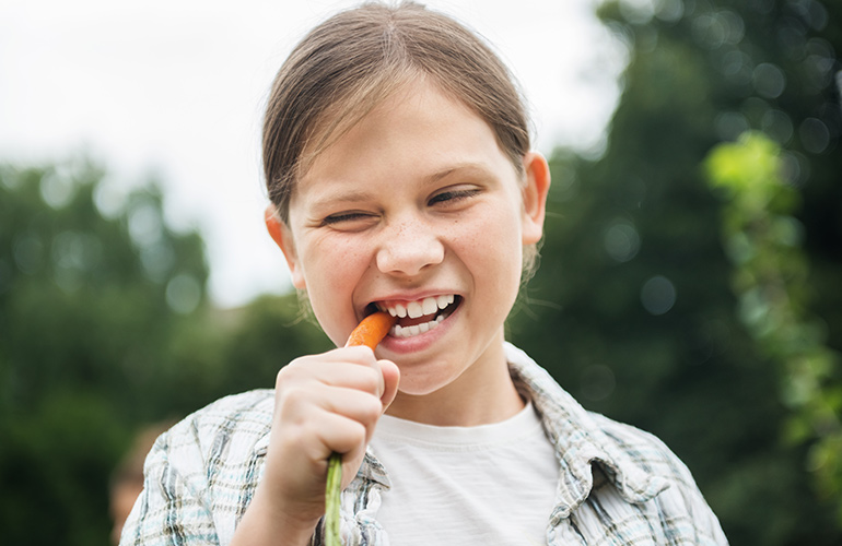 Eating carrots will help your vision