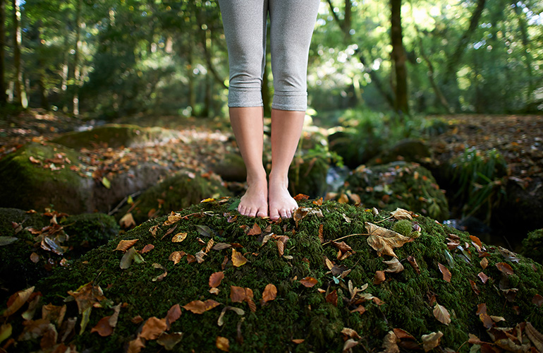 You’re not wearing shoes