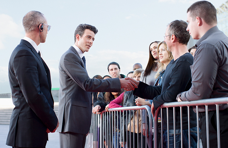 You’re meeting a celebrity