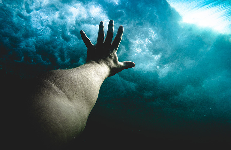 You’re drowning