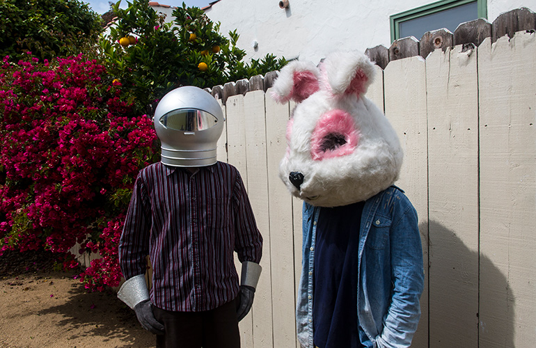 You’re wearing a mask or someone else is wearing one