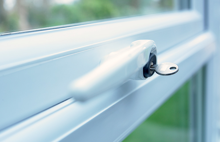 Keep your doors and windows locked