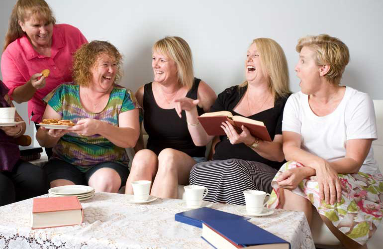 Join a book club or visit the library