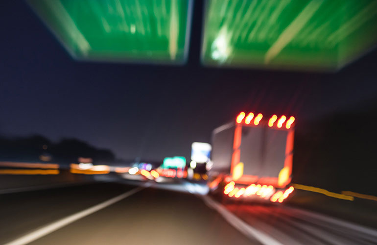 Difficulty seeing at night or while driving