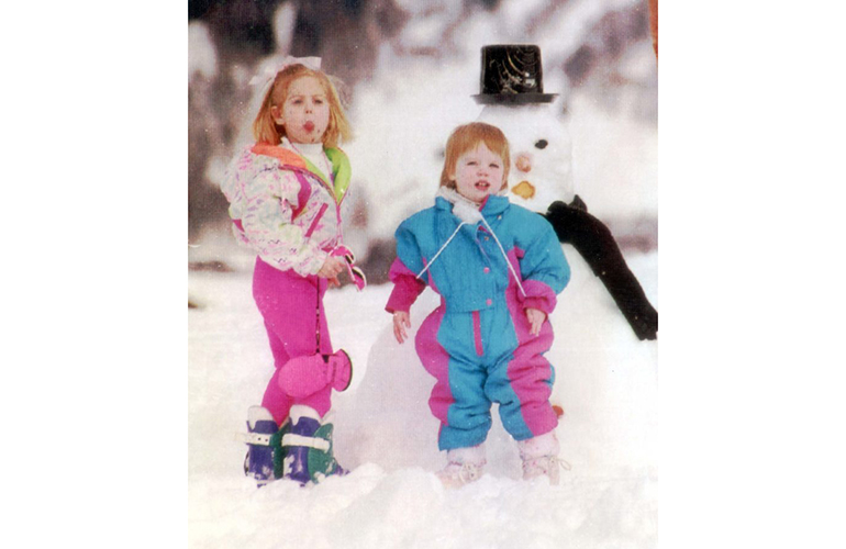 Cheeky sisters