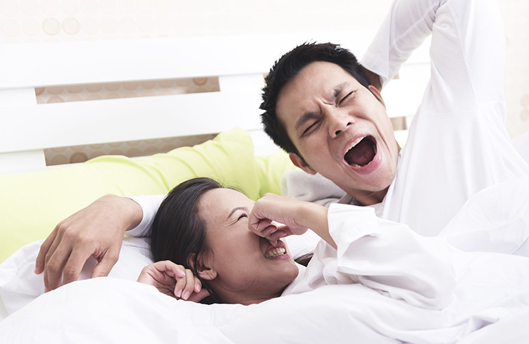 Yucky morning breath
