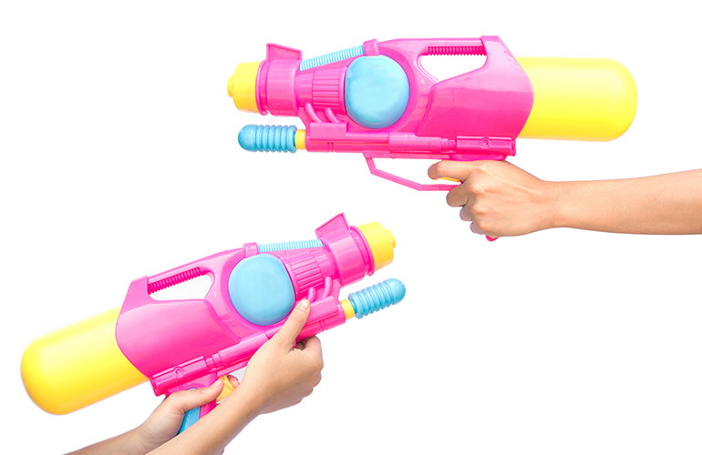 Don’t play around with waterguns in Phom Penh
