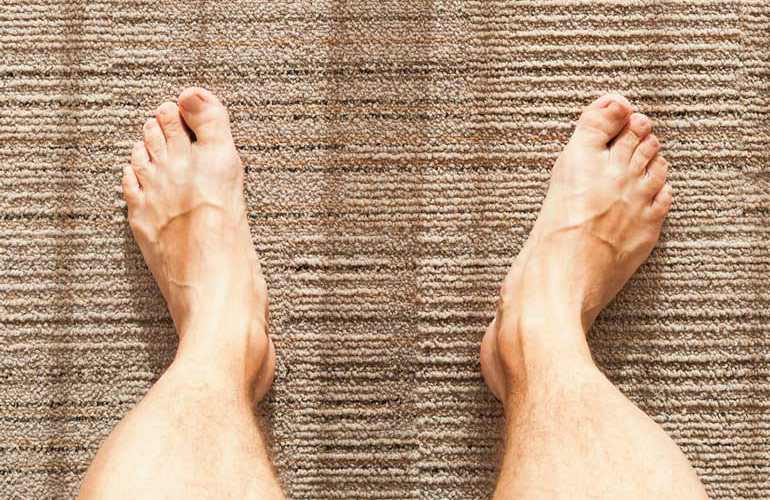 Walk barefoot