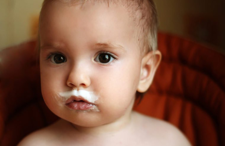 Milk moustache