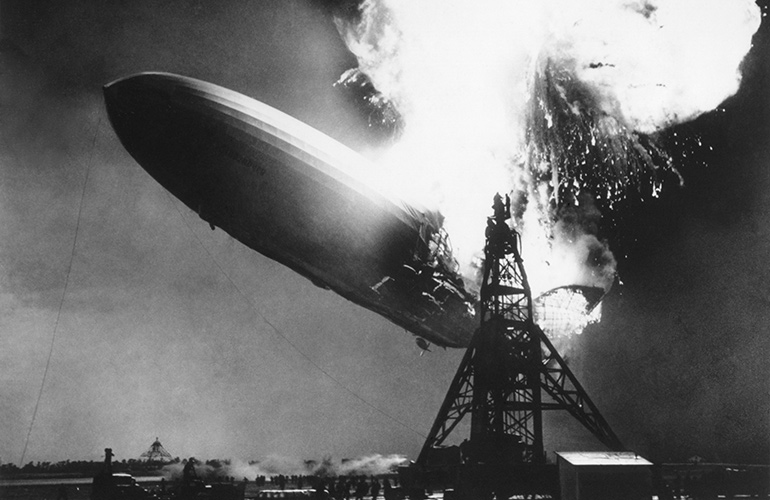 Last trip of the Hindenburg