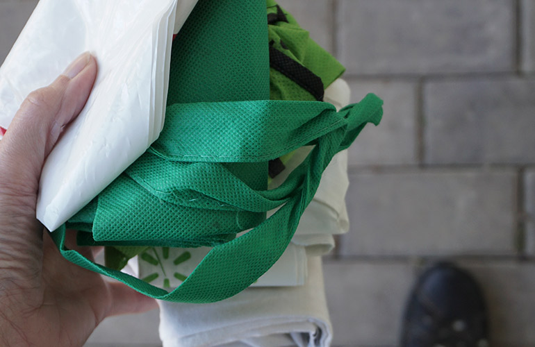 Bring your own reusable bag