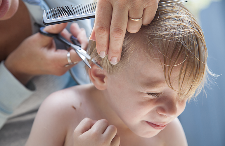 Kids’ haircuts aren’t child’s play