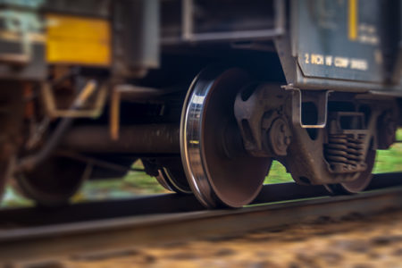 Trapped under a train