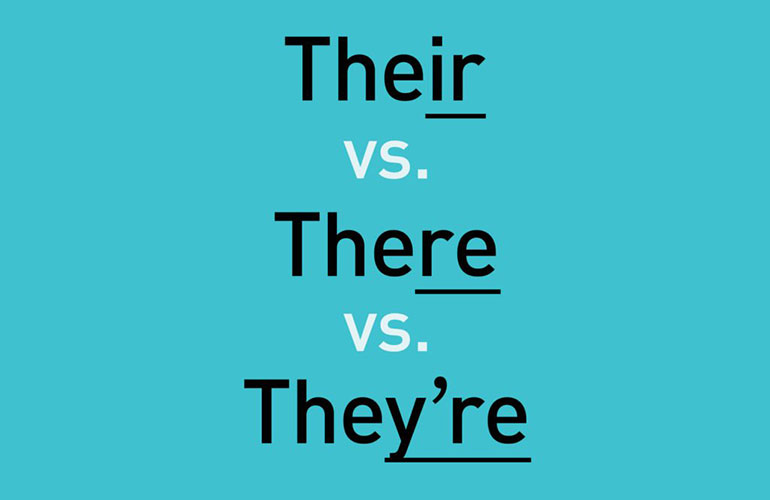 Their vs there vs they’re